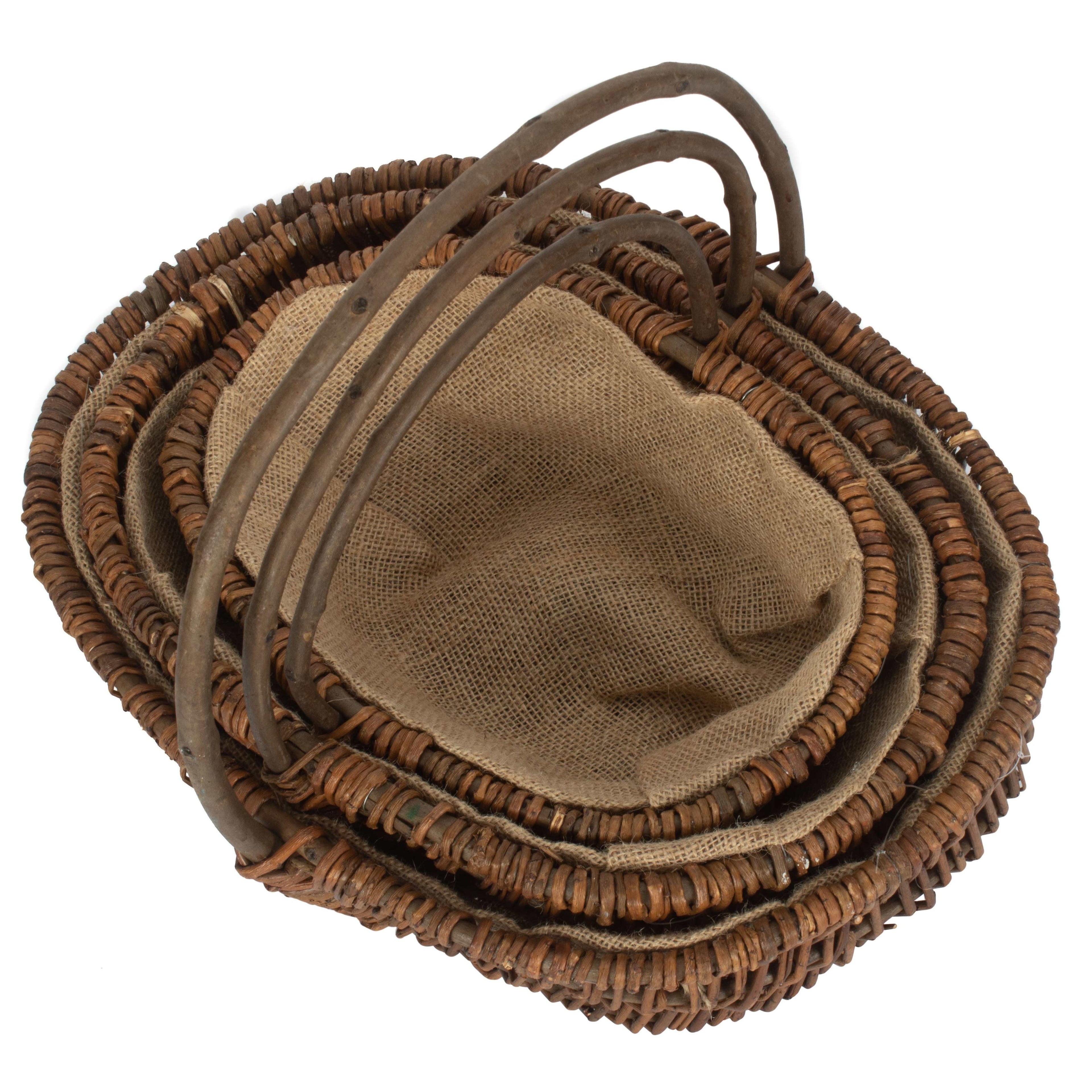 Oval Unpeeled Willow Garden Trug.